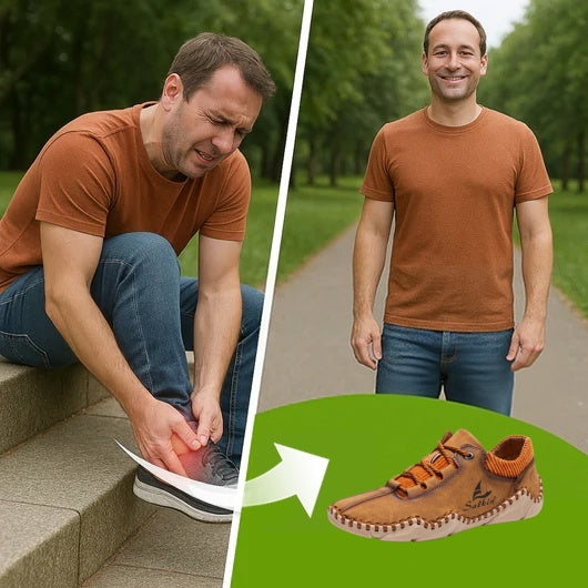 🐂 Herren-Loafer aus Kalbsleder 👞 Handgenäht ✅ Fußgewölbeunterstützung – lindert Schmerzen und ermöglicht bequemes Gehen