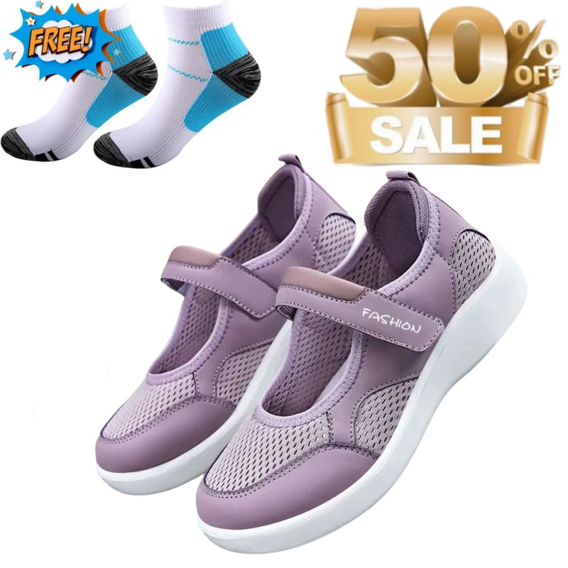 🔥50% έκπτωση - Μόνο για σήμερα! Γυναικεία ορθοπεδικά παπούτσια - αναπνεύσιμα, αντιολισθητικά και ανακουφιστικά από τον πόνο👞