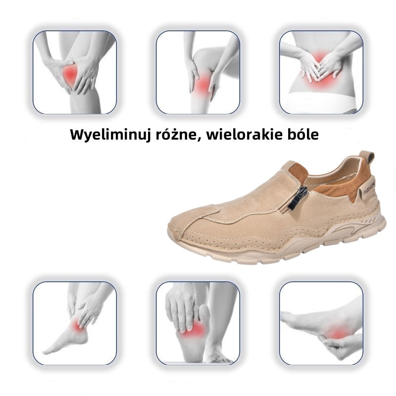 【🎁Dziś połowa ceny - nie przegap tego】 Ergonomicznie zaprojektowane buty ortopedyczne - łagodzą ból stawów 👞 Zmniejszają nacisk podczas chodzenia