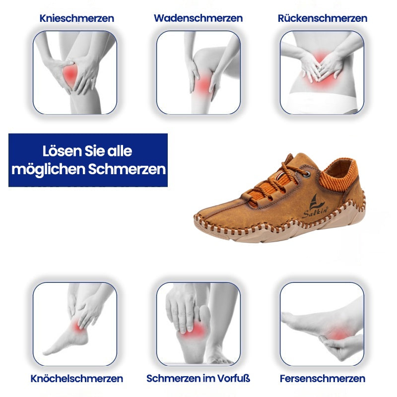🐂 Herren-Loafer aus Kalbsleder 👞 Handgenäht ✅ Fußgewölbeunterstützung – lindert Schmerzen und ermöglicht bequemes Gehen