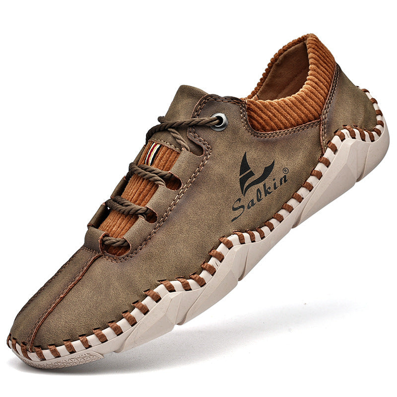 🐂 Herren-Loafer aus Kalbsleder 👞 Handgenäht ✅ Fußgewölbeunterstützung – lindert Schmerzen und ermöglicht bequemes Gehen