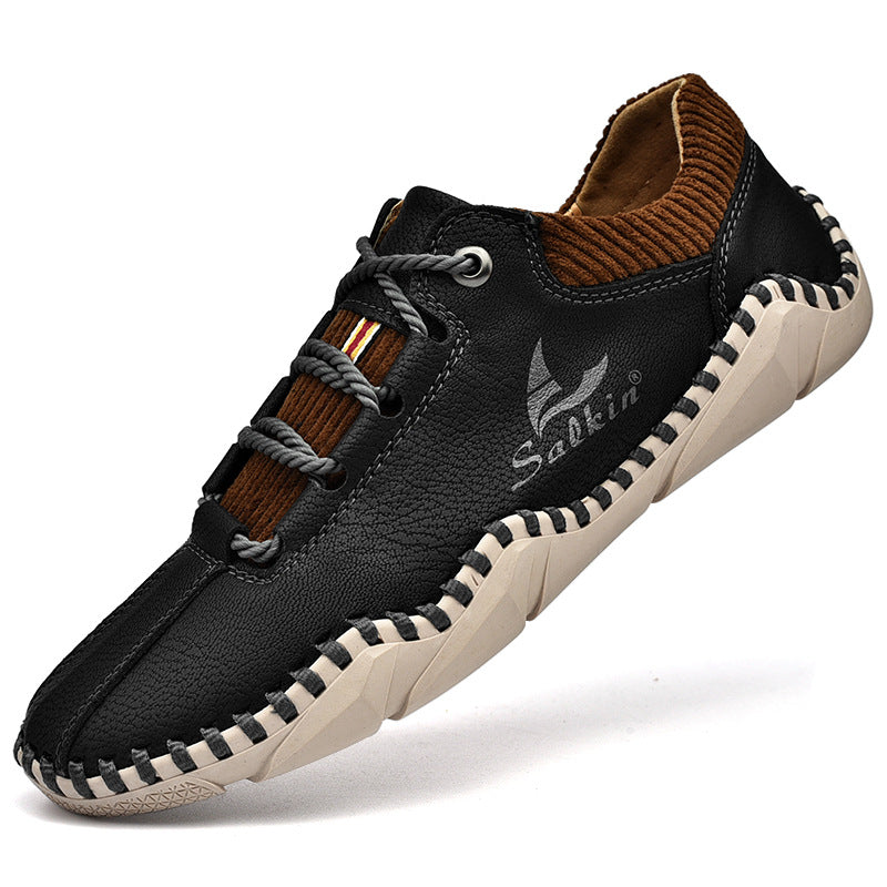 🐂 Herren-Loafer aus Kalbsleder 👞 Handgenäht ✅ Fußgewölbeunterstützung – lindert Schmerzen und ermöglicht bequemes Gehen