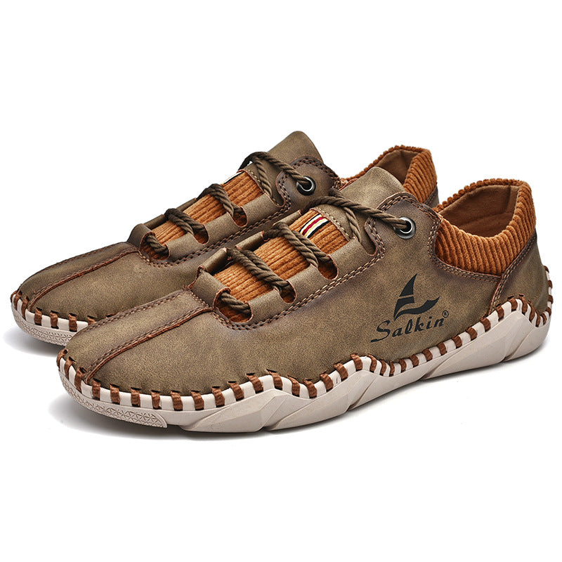 🐂 Herren-Loafer aus Kalbsleder 👞 Handgenäht ✅ Fußgewölbeunterstützung – lindert Schmerzen und ermöglicht bequemes Gehen