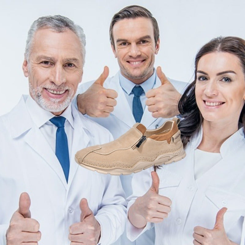 【🎁Dziś połowa ceny - nie przegap tego】 Ergonomicznie zaprojektowane buty ortopedyczne - łagodzą ból stawów 👞 Zmniejszają nacisk podczas chodzenia