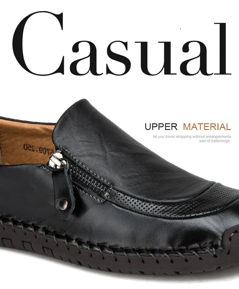 Άνετα ιταλικά δερμάτινα παπούτσια