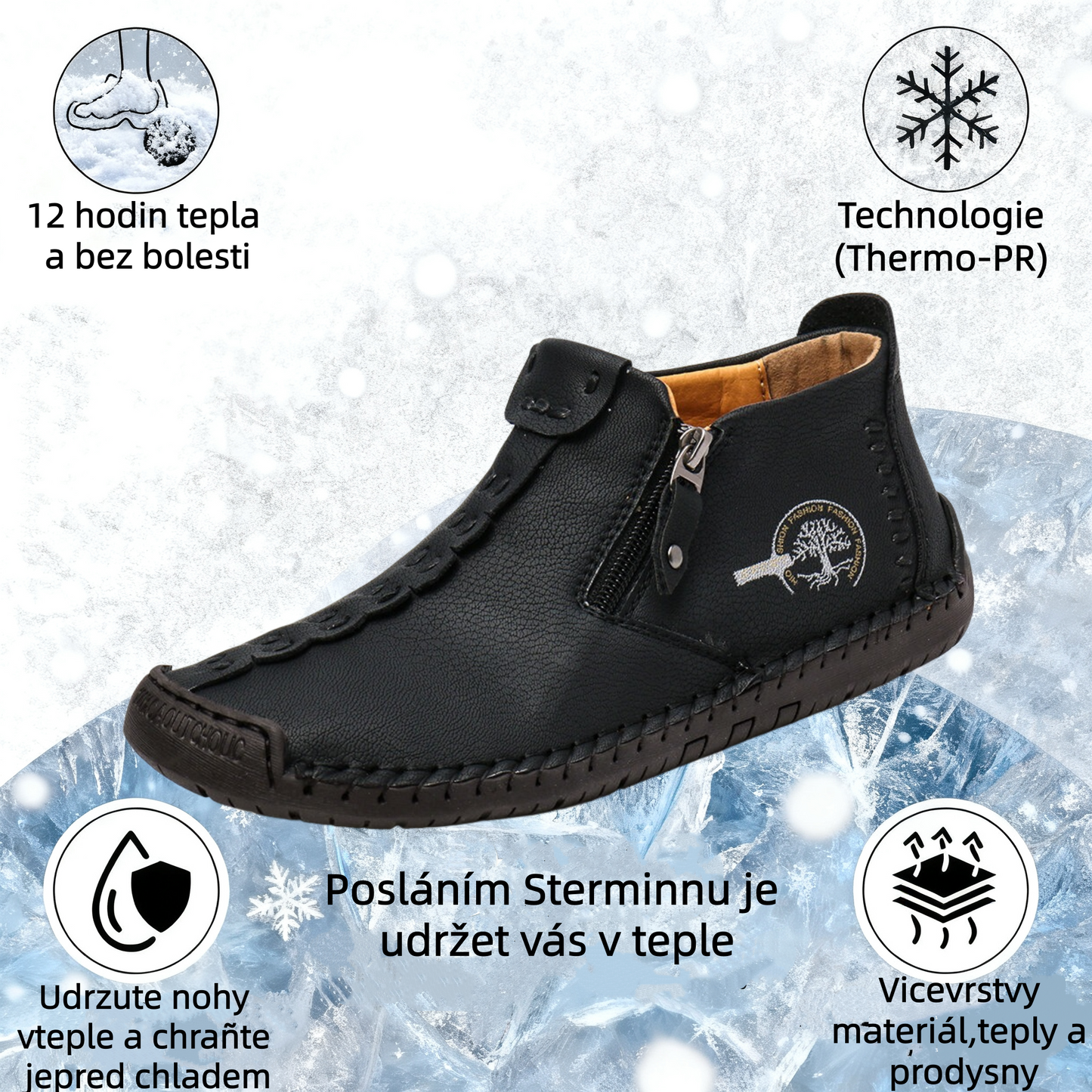 (⏰Νέα προϊόντα με έκπτωση 50%) Casual παπούτσια για περπάτημα 👞Υψηλής ποιότητας δέρμα αγελάδας, άνετα και αντιολισθητικά, στήριξη της καμάρας ✅Ανακούφιση από τον πόνο των ποδιών!