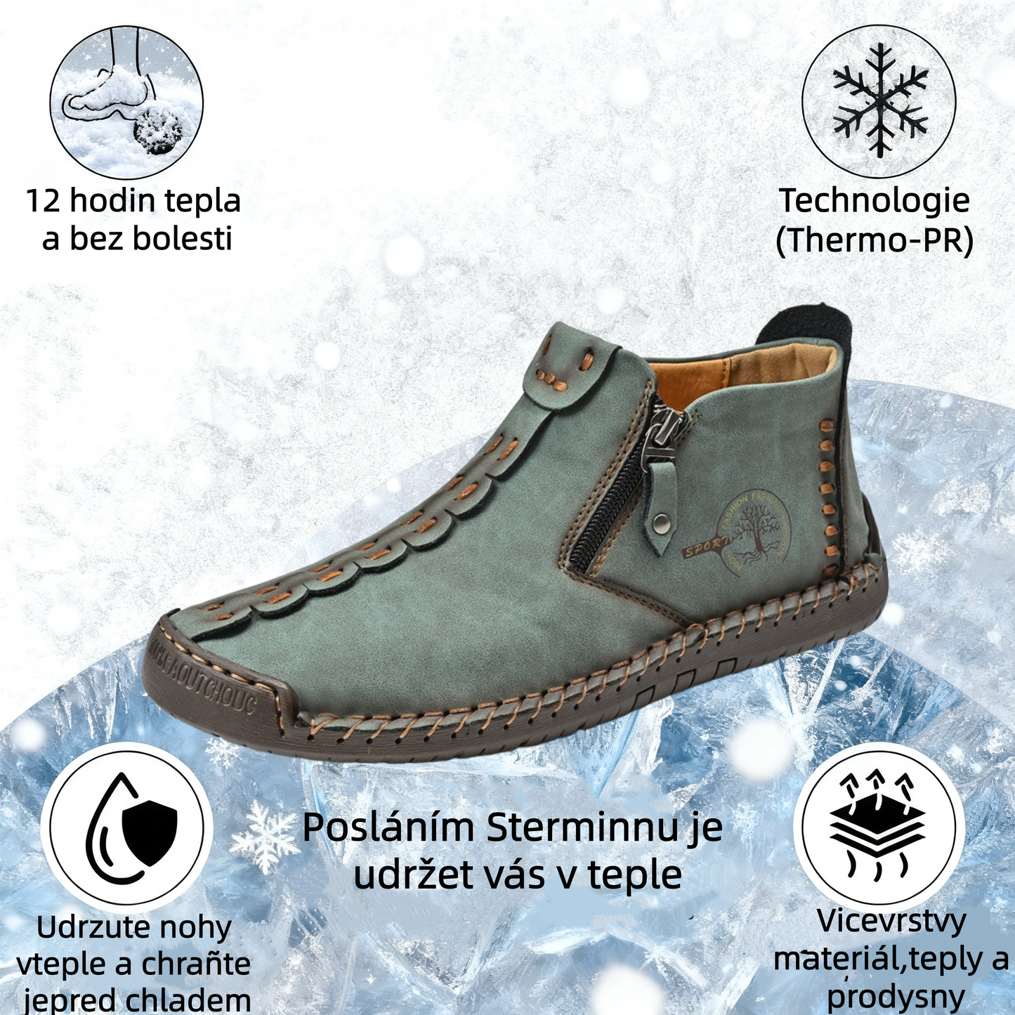 (⏰Νέα προϊόντα με έκπτωση 50%) Casual παπούτσια για περπάτημα 👞Υψηλής ποιότητας δέρμα αγελάδας, άνετα και αντιολισθητικά, στήριξη της καμάρας ✅Ανακούφιση από τον πόνο των ποδιών!