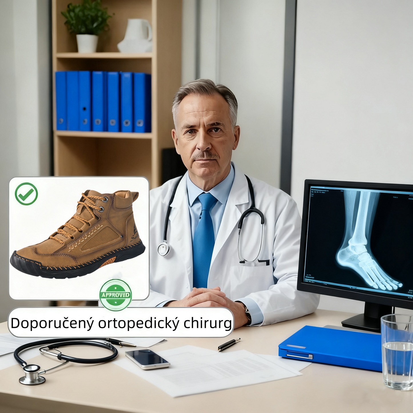 [⏰Dnes sleva 60 % - 🔥Bláznivý bestseller] Pohodlná a elegantní pánská ortopedická obuv vyrobená z ručně šité italské kůže 👞