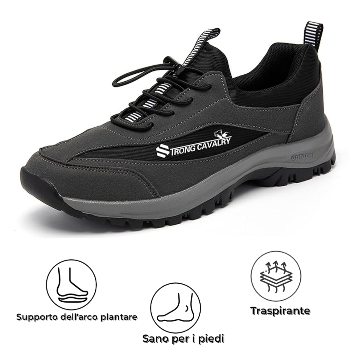 [⏰Oggi 70% di sconto - Non lasciartelo sfuggire] Scarpe ortopediche dal design ergonomico - Pelle di prima qualità + Cucite a mano 👞