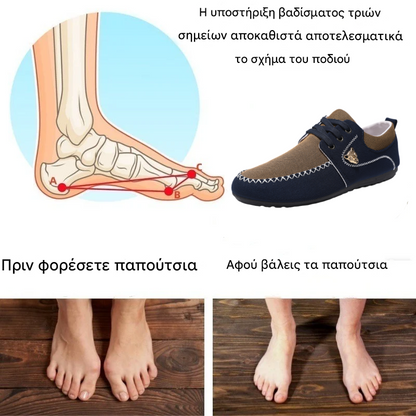 Zero Step - BOOOFER® Ⅱ Άνετα, εργονομικά ορθοπεδικά παπούτσια με φαρδιά, αντιολισθητική σόλα για την ανακούφιση από τον πόνο στην πλάτη, τις αρθρώσεις και τα πόδια (2025).
