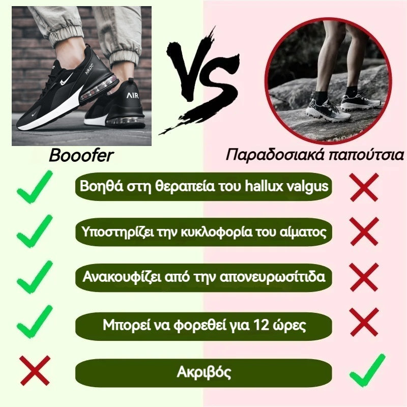 🔥Black Friday: 50% έκπτωση⏰ - Ανδρικά και γυναικεία casual παπούτσια Booofer®👞 Ελαφριά και αναπνεύσιμα - Άνετη εφαρμογή - Σας επιτρέπουν να περπατάτε άνετα!