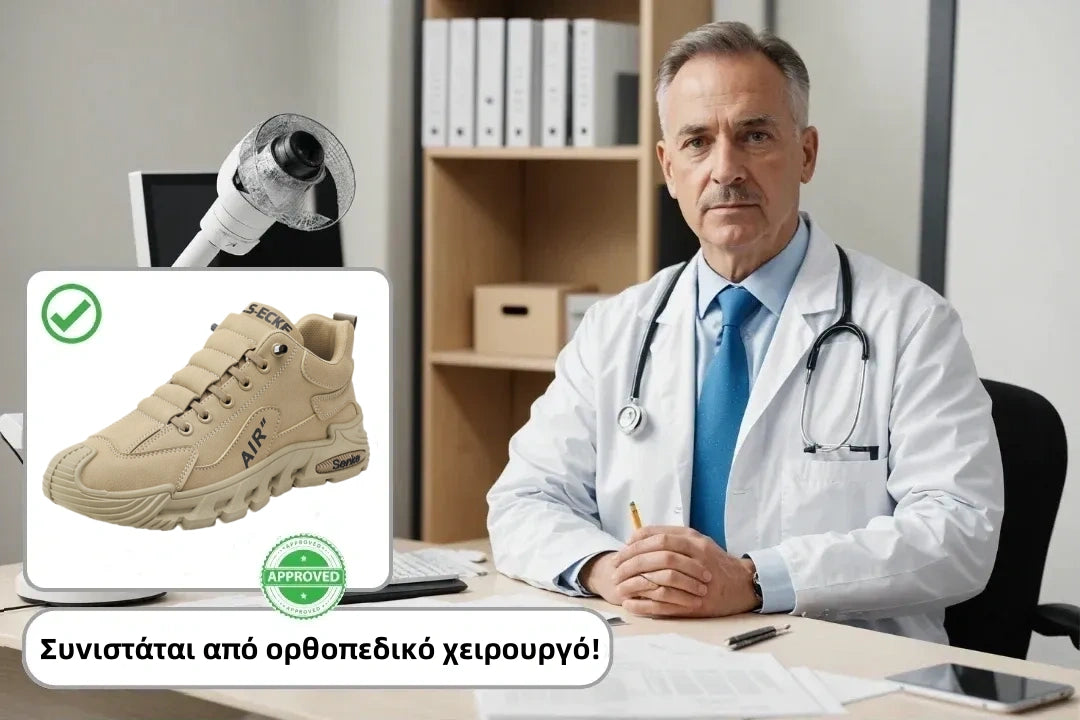 ⏰50% έκπτωση μόνο για σήμερα: 🔥Άνετα και αντιολισθητικά casual παπούτσια - απορρόφηση κραδασμών και ανακούφιση από την πίεση, σχεδιασμός καμάρας. ✅ Πείτε αντίο στον πόνο των ποδιών