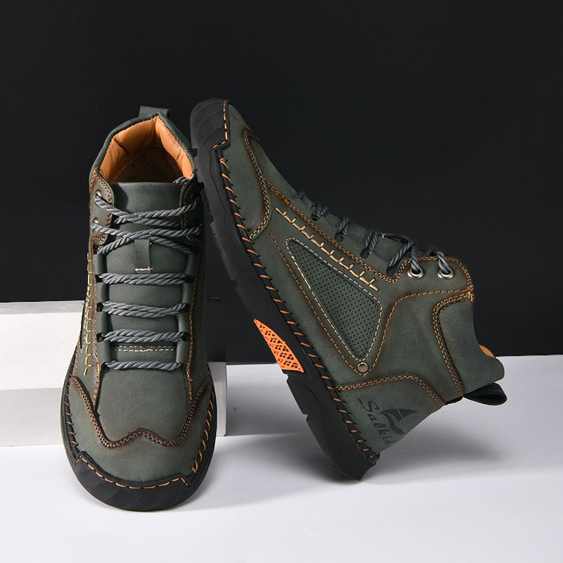 [⏰Dnes sleva 60 % - 🔥Bláznivý bestseller] Pohodlná a elegantní pánská ortopedická obuv vyrobená z ručně šité italské kůže 👞