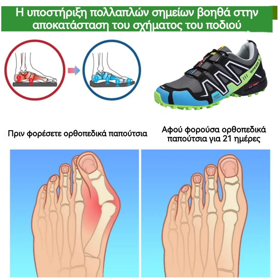 ⏰50% έκπτωση μόνο για σήμερα: 🔥Άνετα και αντιολισθητικά casual παπούτσια - απορρόφηση κραδασμών και ανακούφιση από την πίεση, σχεδιασμός καμάρας. ✅ Πείτε αντίο στον πόνο των ποδιών
