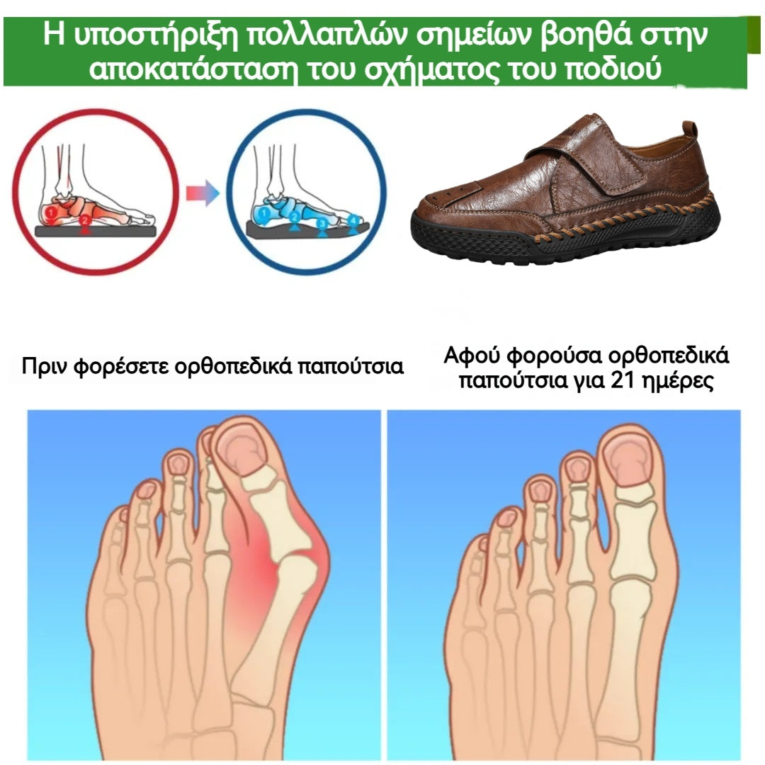 🔥Σήμερα έκπτωση 50%⏰ Ανδρικά παπούτσια πεζοπορίας👞Δέρμα υψηλής ποιότητας - Άνετο περπάτημα - Εργονομικός σχεδιασμός