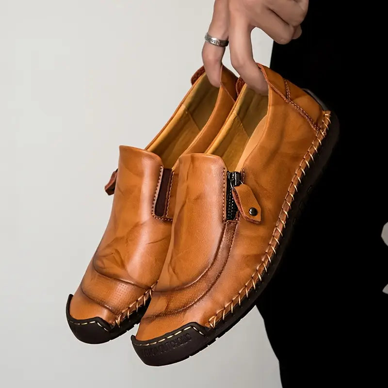 Άνετα ιταλικά δερμάτινα παπούτσια