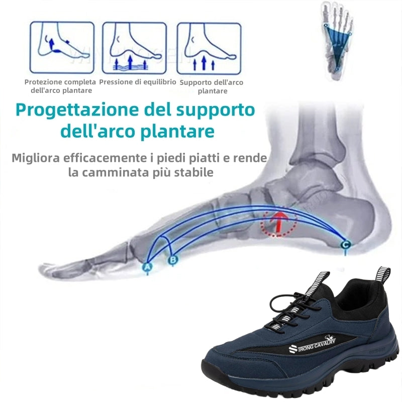 [⏰Oggi 70% di sconto - Non lasciartelo sfuggire] Scarpe ortopediche dal design ergonomico - Pelle di prima qualità + Cucite a mano 👞