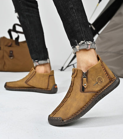 (⏰Νέα προϊόντα με έκπτωση 50%) Casual παπούτσια για περπάτημα 👞Υψηλής ποιότητας δέρμα αγελάδας, άνετα και αντιολισθητικά, στήριξη της καμάρας ✅Ανακούφιση από τον πόνο των ποδιών!