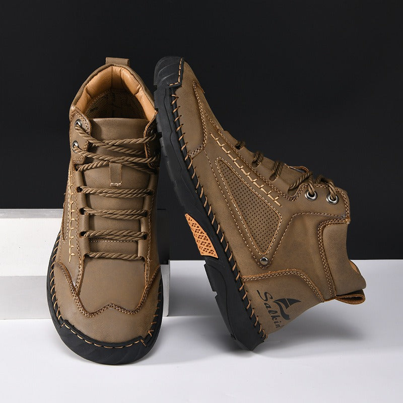 [⏰Dnes sleva 60 % - 🔥Bláznivý bestseller] Pohodlná a elegantní pánská ortopedická obuv vyrobená z ručně šité italské kůže 👞