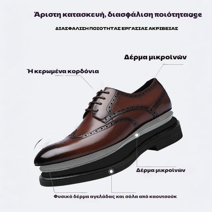 🎁50% έκπτωση σήμερα✅ Δερμάτινα παπούτσια υψηλής ποιότητας - ανακουφίζουν από τον πόνο στο περπάτημα🚹Μια έξυπνη επιλογή για άνδρες!