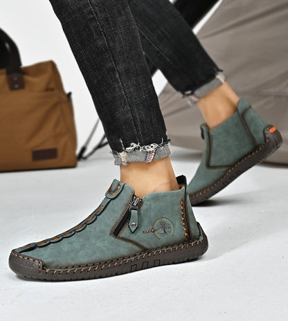 (⏰Νέα προϊόντα με έκπτωση 50%) Casual παπούτσια για περπάτημα 👞Υψηλής ποιότητας δέρμα αγελάδας, άνετα και αντιολισθητικά, στήριξη της καμάρας ✅Ανακούφιση από τον πόνο των ποδιών!