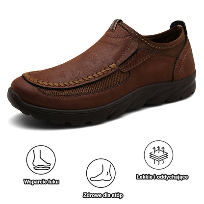 [🎁Dzisiejsza połowa ceny – nie przegap tego] Ergonomicznie zaprojektowane buty ortopedyczne – szyte ręcznie ze skóry klasy 5A 👞Skutecznie chronią zdrowie stóp