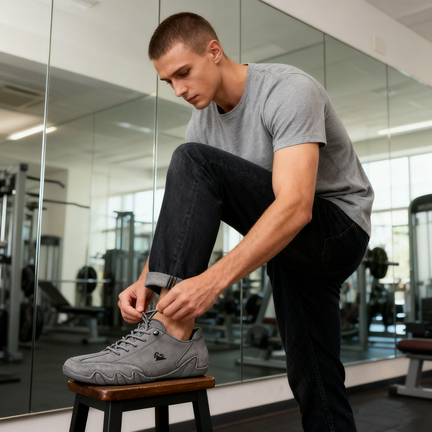 ⏰Έκπτωση 50% για περιορισμένο χρονικό διάστημα! Γερμανικά σουέτ casual παπούτσια 🦶 Υποστήριξη καμάρας - ανακούφιση από τον πόνο των ποδιών