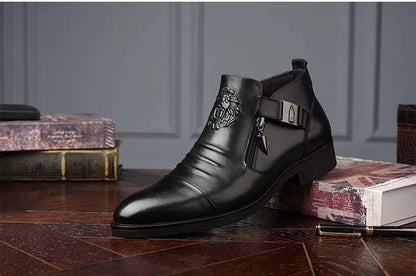 [⏰Dnes sleva 60 % - 🔥 Šílený výprodej] Pohodlné, elegantní a luxusní italské kožené boty vyrobené z ručně šité italské kůže 👞