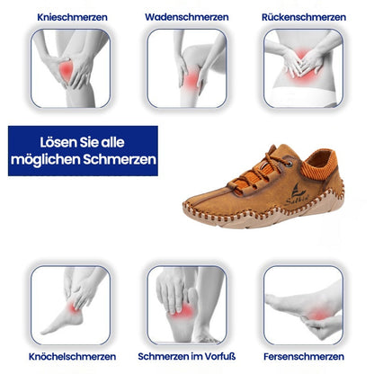 🐂 Herren-Loafer aus Kalbsleder 👞 Handgenäht ✅ Fußgewölbeunterstützung – lindert Schmerzen und ermöglicht bequemes Gehen
