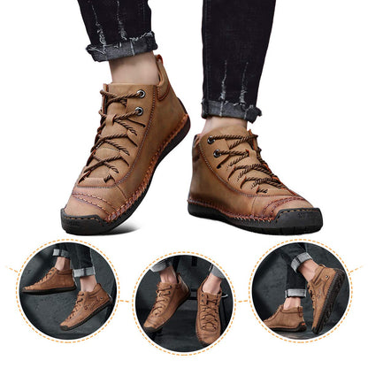 [⏰Περιορισμένης διάρκειας έκπτωση 50%, 🔥Μην το χάσετε!!] Άνετα ιταλικά χειροποίητα ορθοπεδικά παπούτσια - δερμάτινες casual μπότες (👣Σας επιτρέπουν να κάνετε υγιεινά βήματα!)