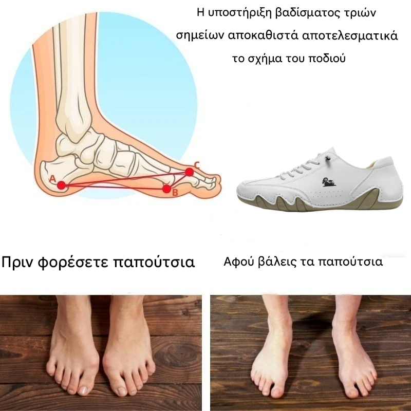 ⏰Έκπτωση 50% για περιορισμένο χρονικό διάστημα! Γερμανικά σουέτ casual παπούτσια 🦶 Υποστήριξη καμάρας - ανακούφιση από τον πόνο των ποδιών