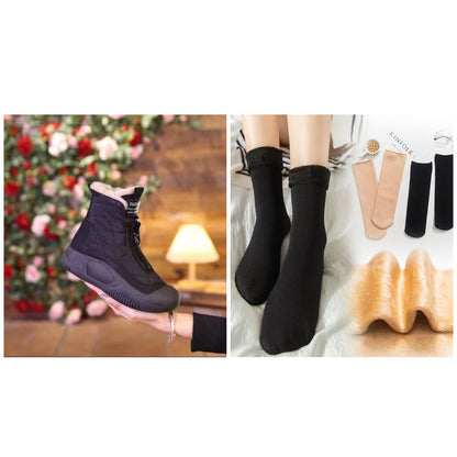 【🔥2025 Nowe produkty】☔❄️Wodoodporne, ocieplane śniegowce w stylu vintage