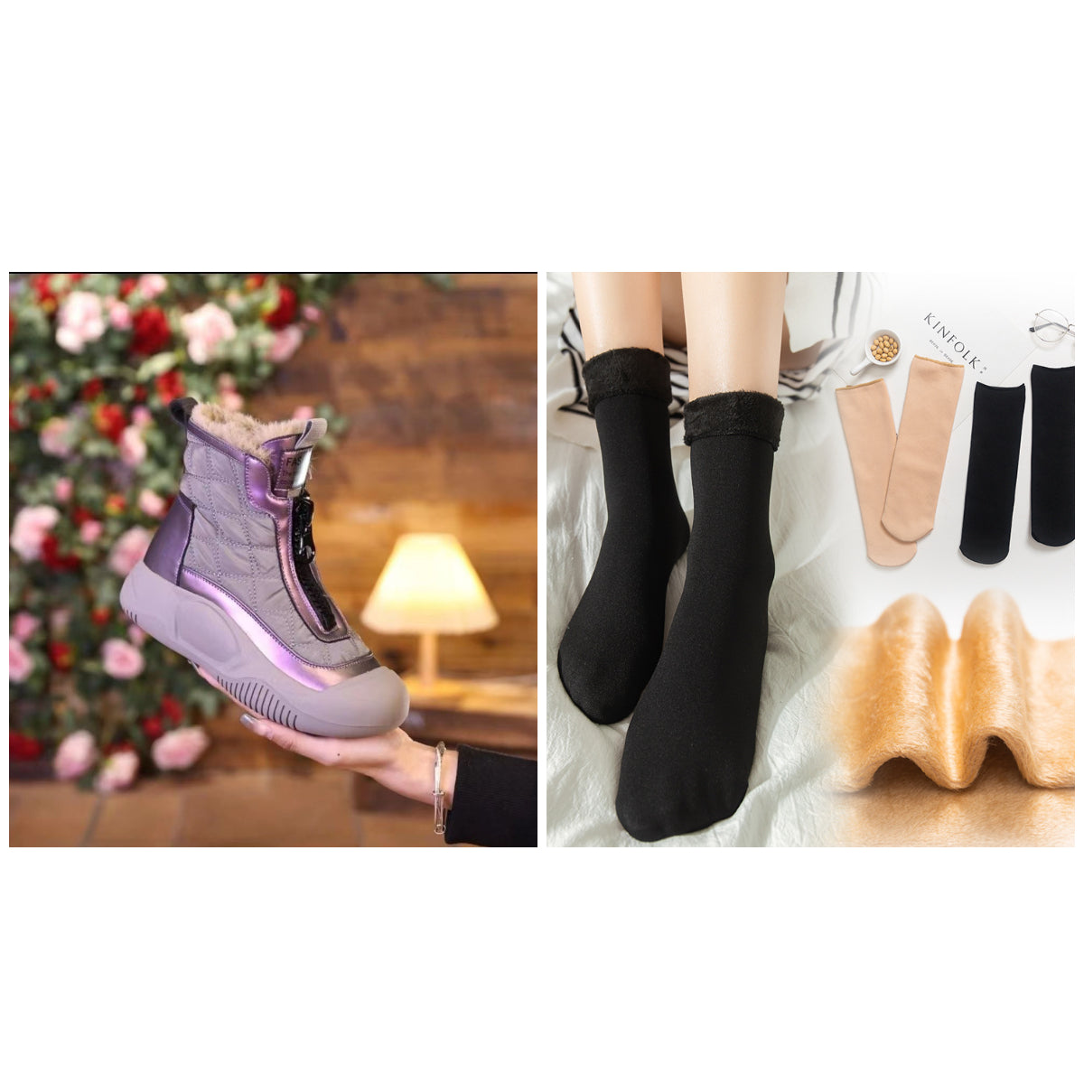 【🔥2025 Nowe produkty】☔❄️Wodoodporne, ocieplane śniegowce w stylu vintage