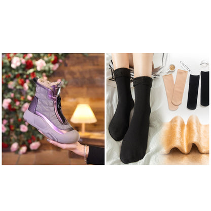 【🔥2025 Nowe produkty】☔❄️Wodoodporne, ocieplane śniegowce w stylu vintage