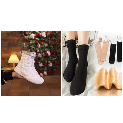 【🔥2025 Nowe produkty】☔❄️Wodoodporne, ocieplane śniegowce w stylu vintage