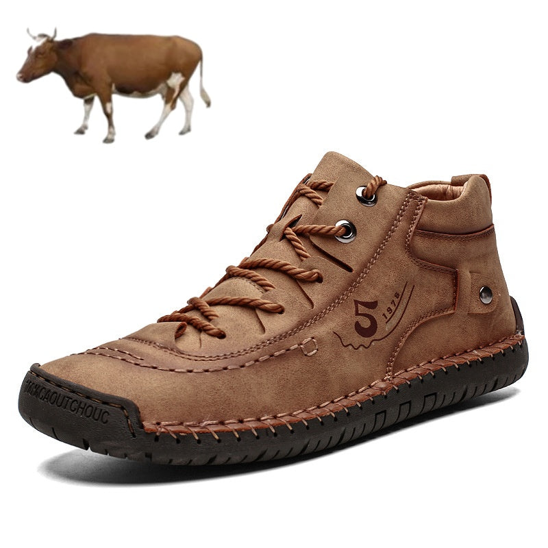 [⏰Περιορισμένης διάρκειας έκπτωση 50%, 🔥Μην το χάσετε!!] Άνετα ιταλικά χειροποίητα ορθοπεδικά παπούτσια - δερμάτινες casual μπότες (👣Σας επιτρέπουν να κάνετε υγιεινά βήματα!)