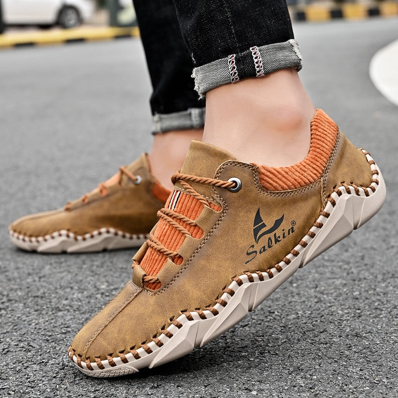 [🎁Dzisiejsza połowa ceny – nie przegap tego] Ergonomicznie zaprojektowane buty ortopedyczne – szyte ręcznie ze skóry klasy 5A 👞Skutecznie chronią zdrowie stóp