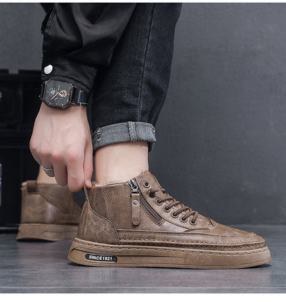 🔥50% έκπτωση - μόνο σήμερα ⏰ Χειροποίητες ιταλικές δερμάτινες μπότες 👞Αντιολισθητικές ορθοπεδικές - άνετη και ανώδυνη εφαρμογή - εργονομικός σχεδιασμός