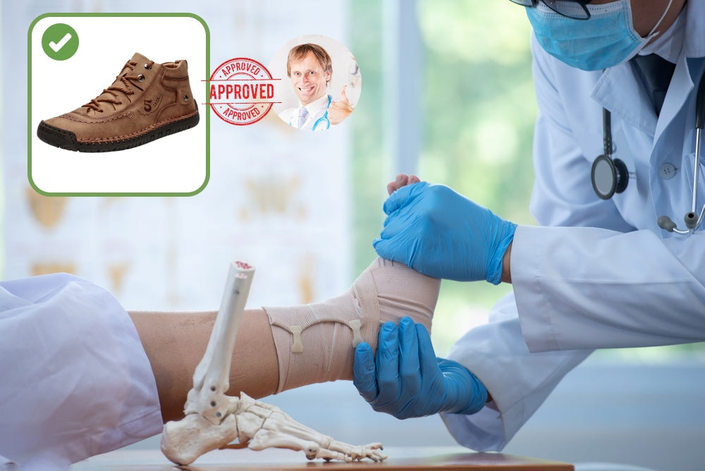 [⏰Περιορισμένης διάρκειας έκπτωση 50%, 🔥Μην το χάσετε!!] Άνετα ιταλικά χειροποίητα ορθοπεδικά παπούτσια - δερμάτινες casual μπότες (👣Σας επιτρέπουν να κάνετε υγιεινά βήματα!)