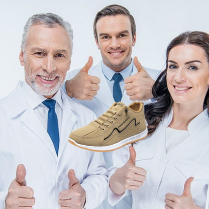 【🔥Dnes za poloviční cenu - nenechte si to ujít】 Ergonomicky navržená ortopedická obuv - design podpory klenby 👞Snadno se zbavte bolesti nohou