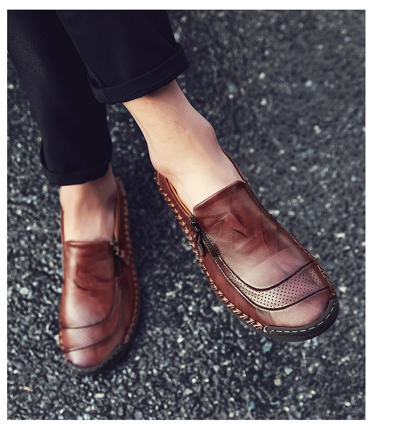 Άνετα ιταλικά δερμάτινα παπούτσια