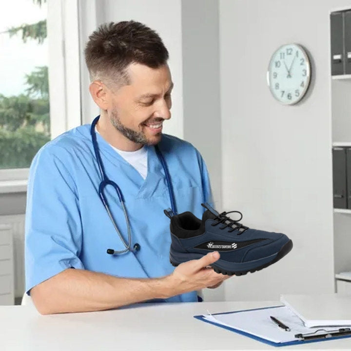 [⏰Oggi 70% di sconto - Non lasciartelo sfuggire] Scarpe ortopediche dal design ergonomico - Pelle di prima qualità + Cucite a mano 👞