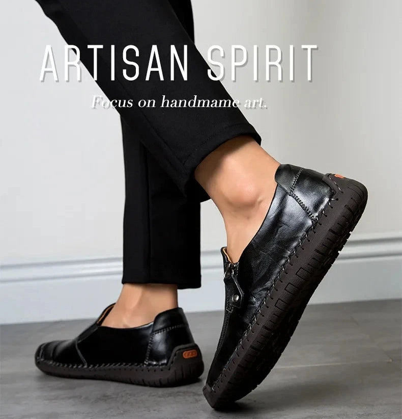 Άνετα ιταλικά δερμάτινα παπούτσια