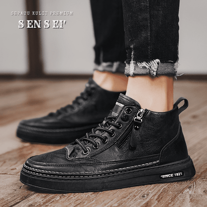 🔥50% έκπτωση - μόνο σήμερα ⏰ Χειροποίητες ιταλικές δερμάτινες μπότες 👞Αντιολισθητικές ορθοπεδικές - άνετη και ανώδυνη εφαρμογή - εργονομικός σχεδιασμός